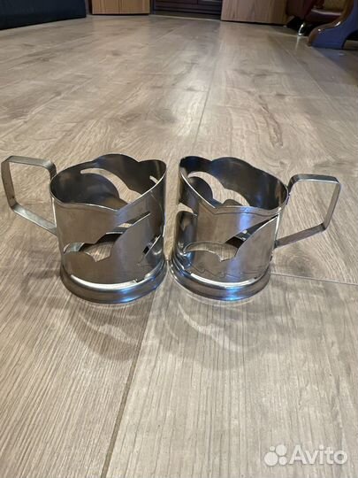 Подстаканники СССР нержавейка