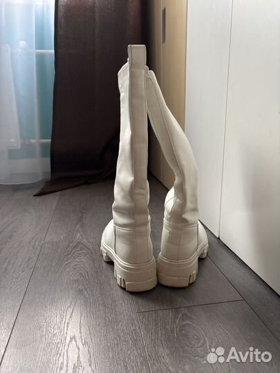Сапоги женские 36 белые