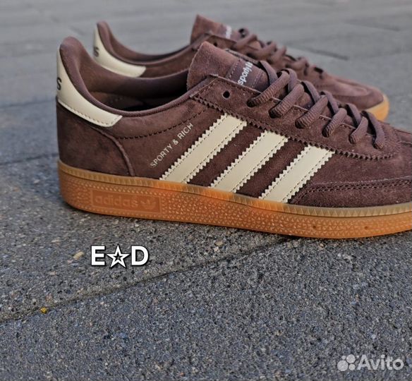 Кроссовки Adidas Handball Sporty Rich Brown