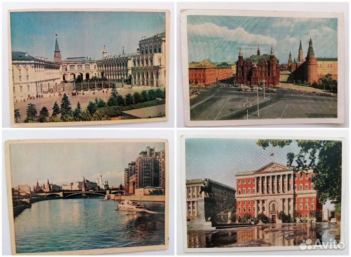 Открытки Москва и наборы (Петродворец, Абрамцево)