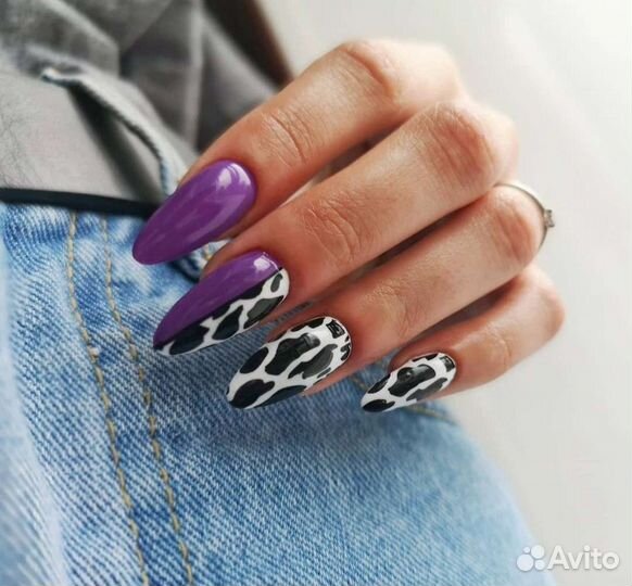 Маникюр гель лак наращивание ногтей