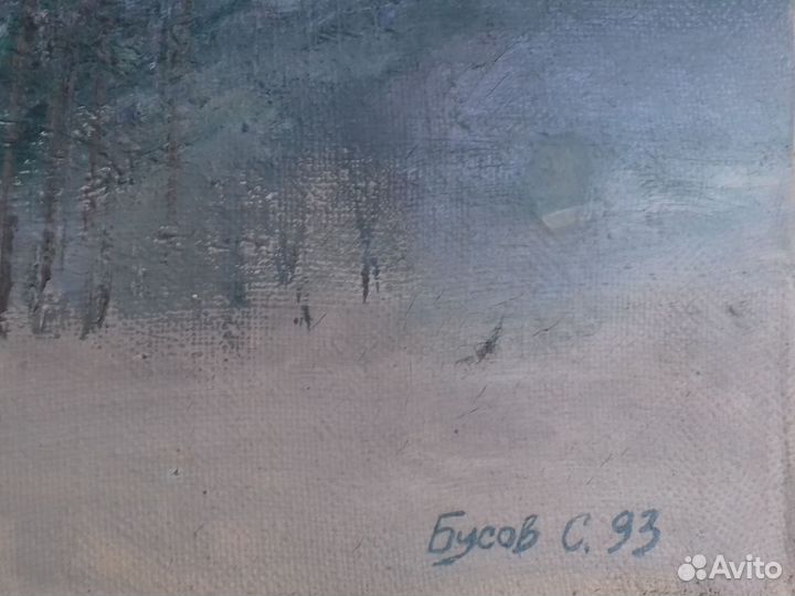 Картина маслом на холсте пейзаж