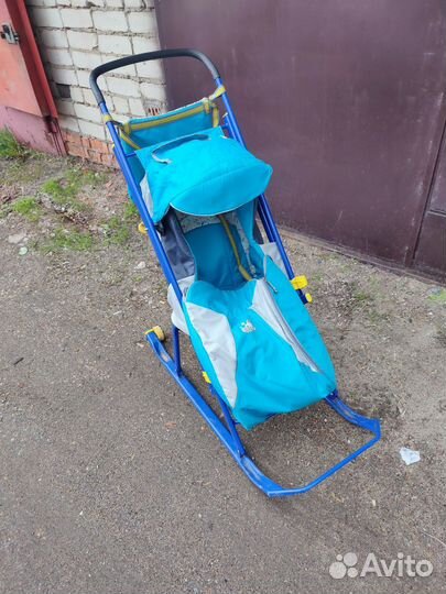 Санки коляска nika