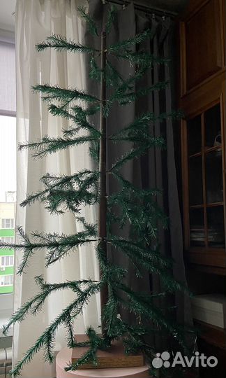 Елка СССР 1,5 метра с коробкой