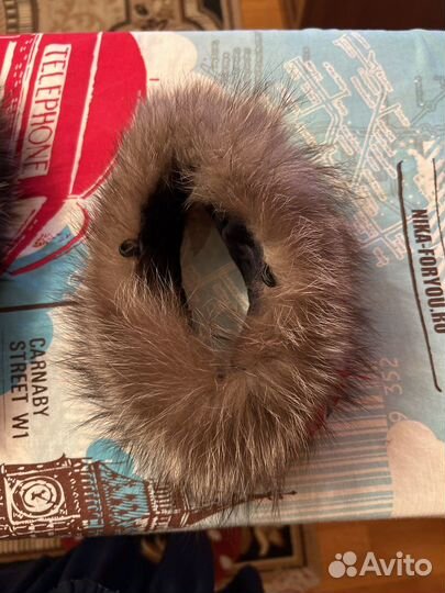 Меховые рукава(чернобурка)