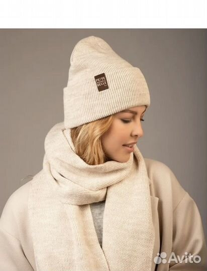 Комплект шапка и шарф