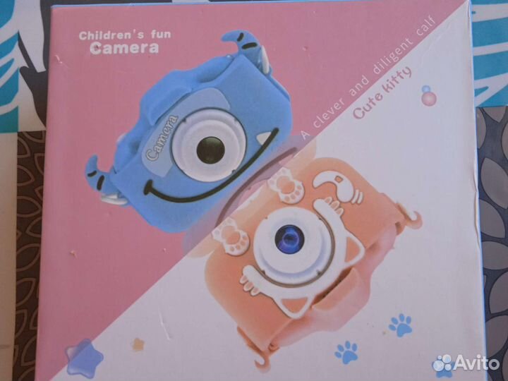 Детский цифровой фотоаппарат с играми