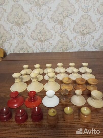 Подставки деревянные под пасхальные яйца