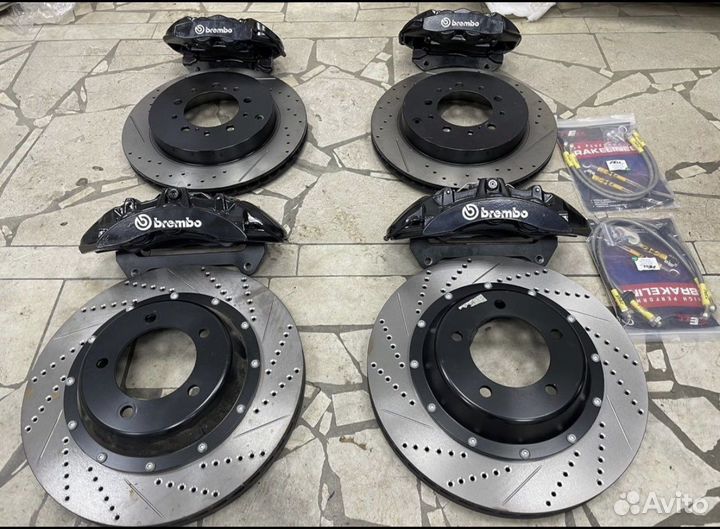 Тормозная система brembo land cruiser 200