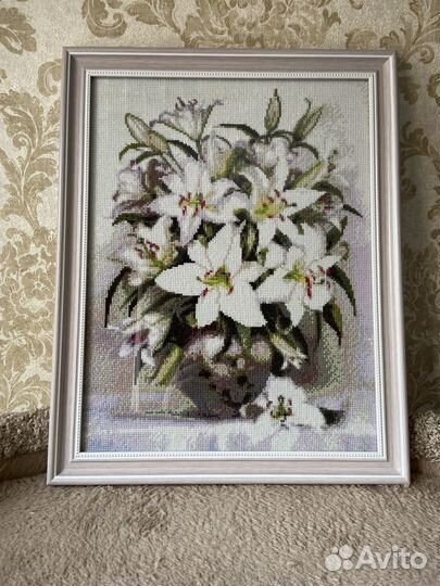 Готовая вышивка крестом и алмазная мозаика