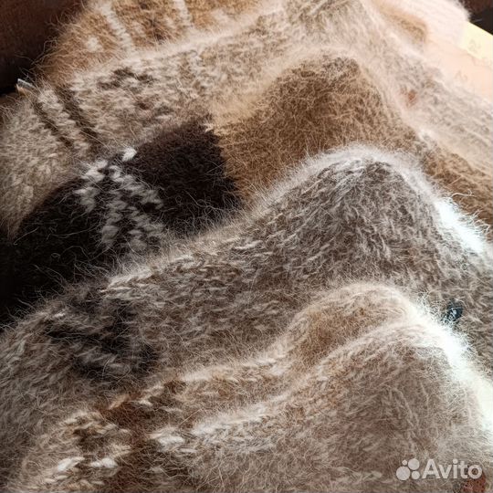 Варежки, носки из собачьей шерсти