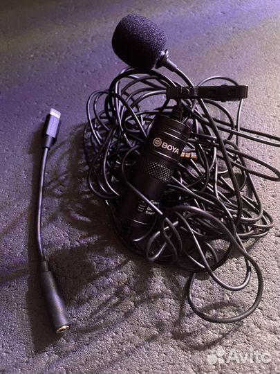 Микрофон петличный boya m1 петличка