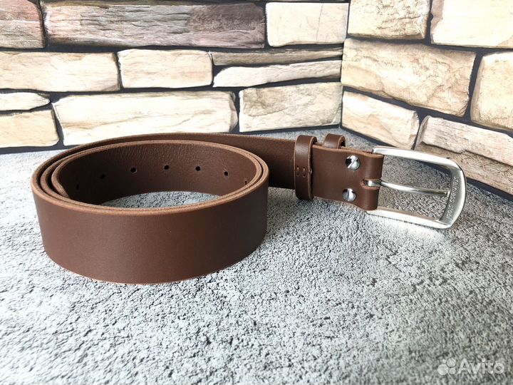 Ремень мужской натуральная кожа ручная работа