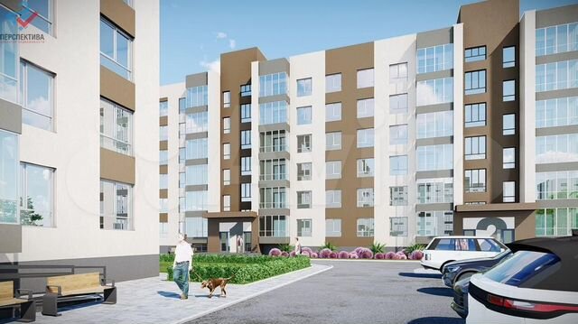 1-к. квартира, 45,7 м², 3/6 эт.