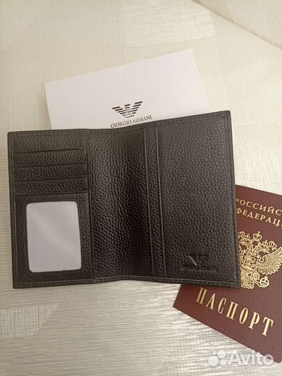 Обложка на паспорт Giorgio Armani