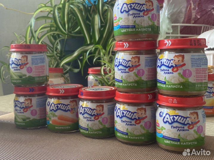 Овощное пюре агуша