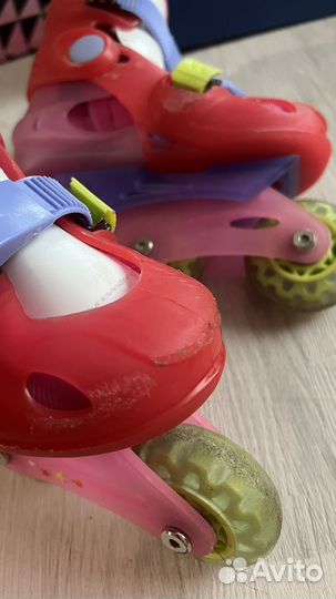 Роликовые коньки детские 26-29, ролики