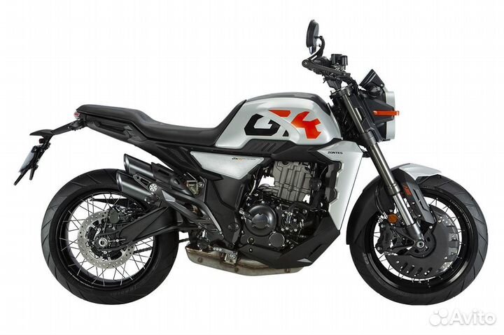 Дорожный мотоцикл Zontes ZT350-GK silver-orange