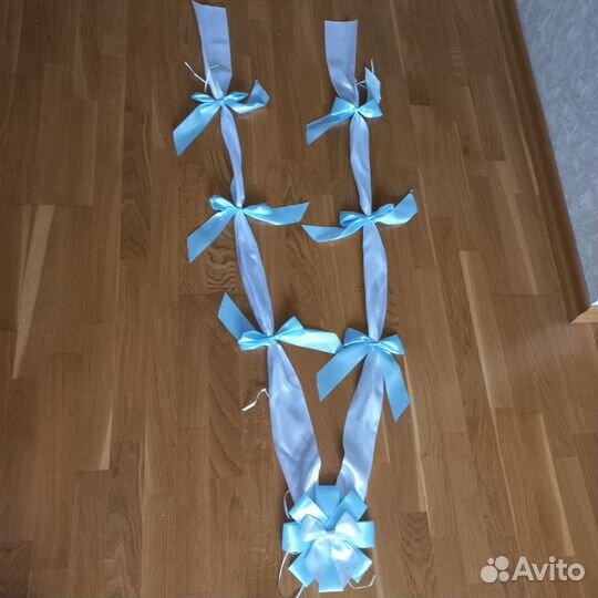 Свадебная лента на авто