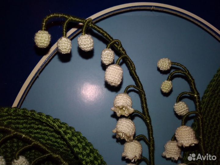 Вязаная объёмная картина