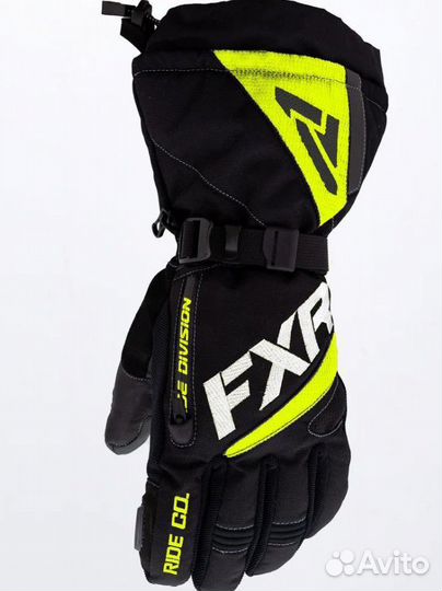 Перчатки снегоходные FXR Fuel Black / Hi Vis