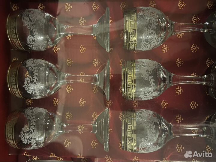 Набор фужеры и рюмки. Стекло