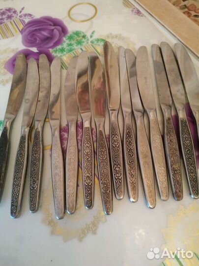 Мельхиоровые столовые приборы