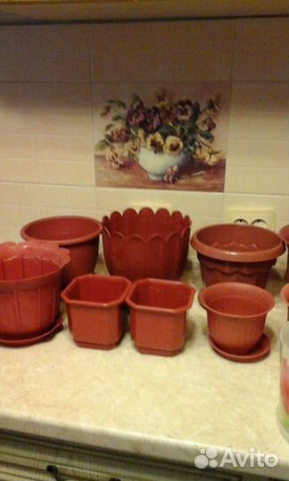 Горшки цветочные