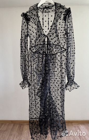 Платье прозрачное пончо туника