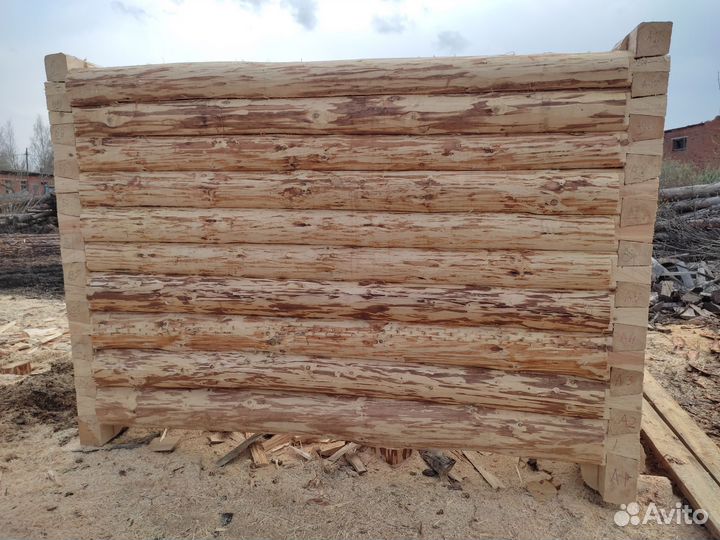 Сруб липа для бани 3x3