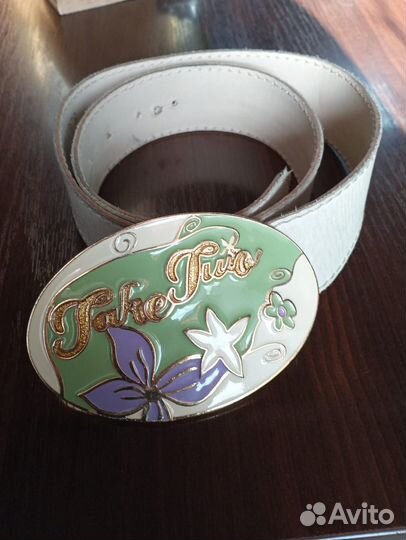 Ремень нат кожа италия Take two