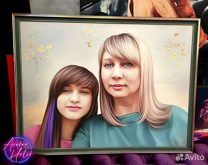 Портрет по фото на холсте на заказ Нижний Новгород