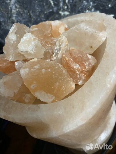 Соляная лампа роза