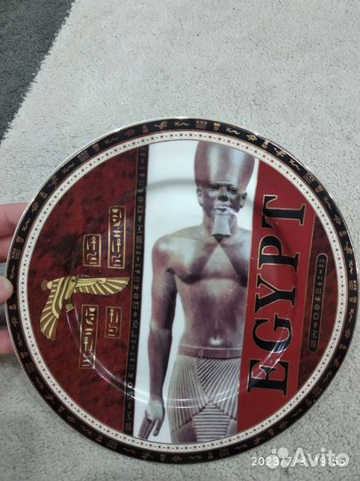 Декоративные настенные тарелки Египет и Казань