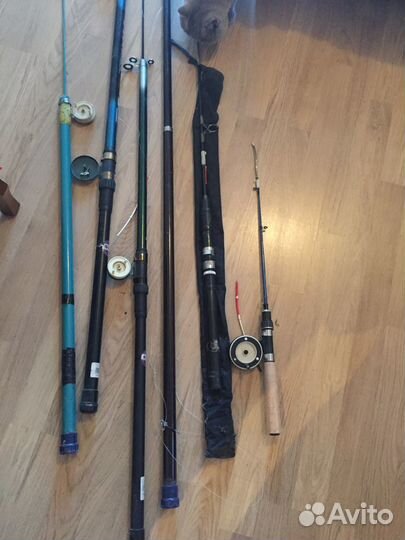 Телескопические удочки, зимняя (комплектом)