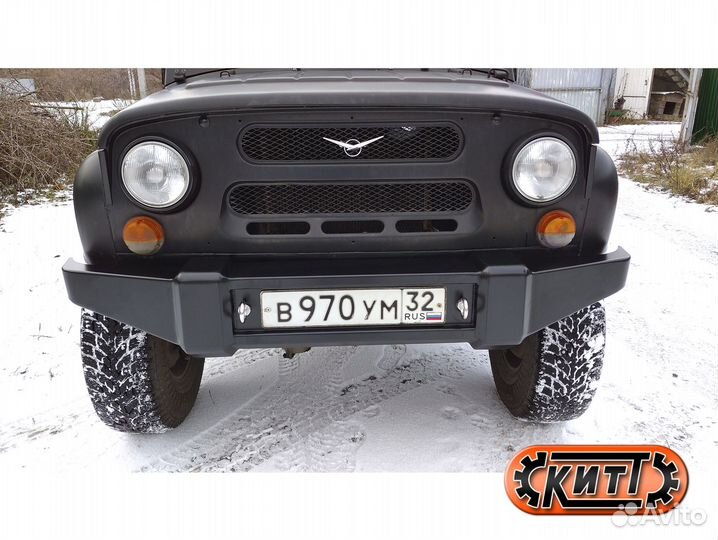 Бампер силовой передний на УАЗ Хантер
