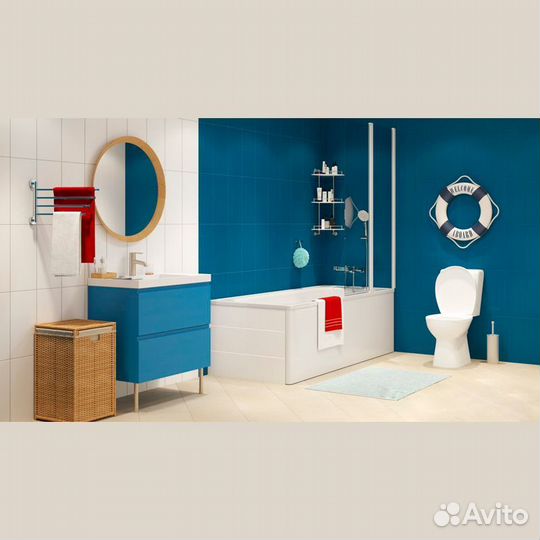 Ванна стальная с ножками 120*70 виз Antika