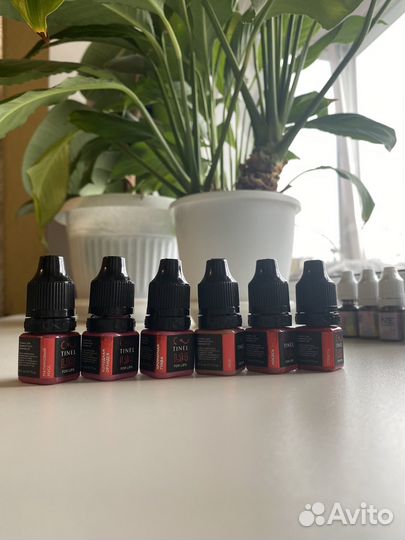 Пигменты Tinel для перманентного макияжа губ