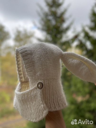 Шапка шлем детская зимняя