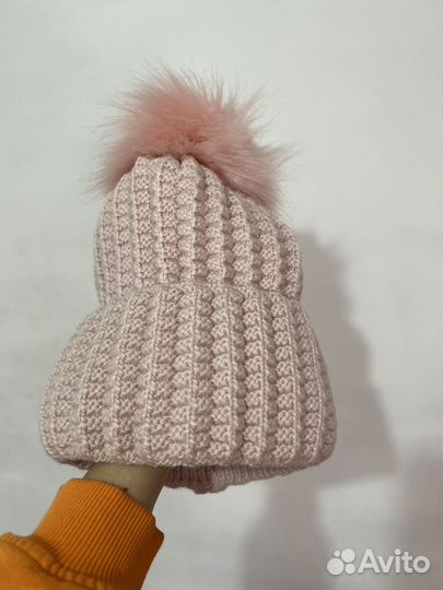 Комплект шапка и снуд зимний женский