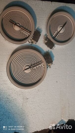 Инфракрасные конфорки и тены