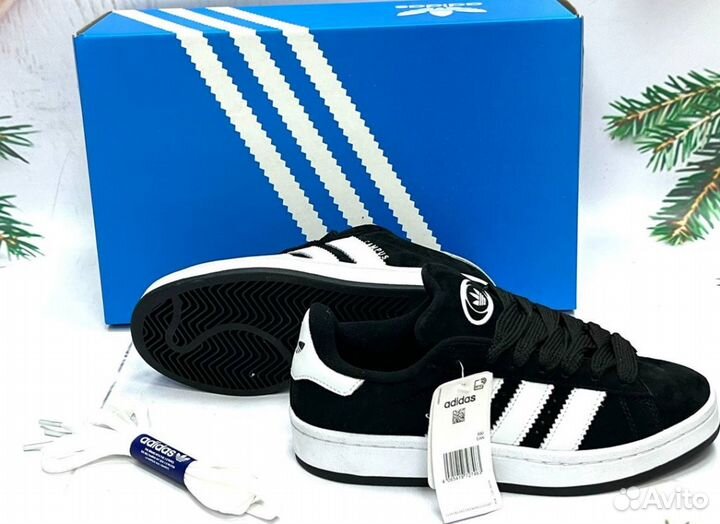 Кроссовки Adidas Campus 00s Black Люкс