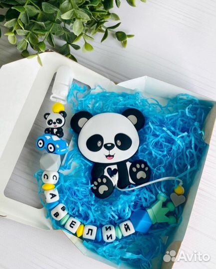 Держатель и грызунок из пищевого стликона