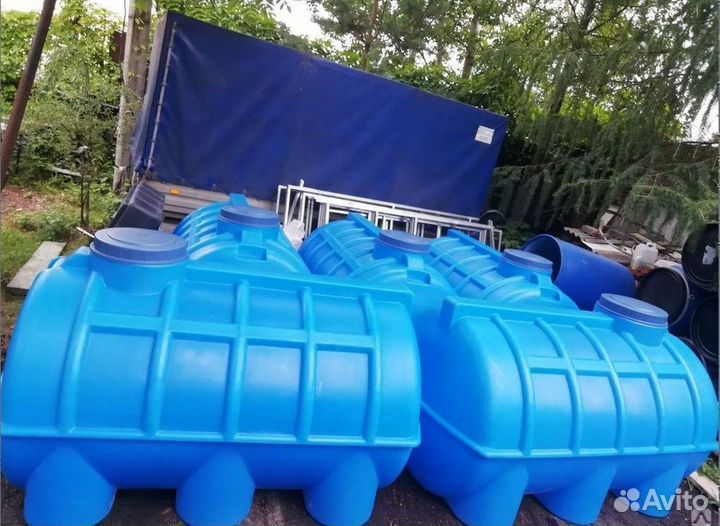 Ёмкости, баки, бочки пластиковые на 5000 литров