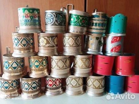 Подстаканники мельхиор латунь алюминий СССР