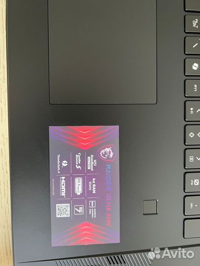 Msi raider 18hx a14v