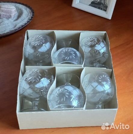 Хрустальные бокалы фужеры