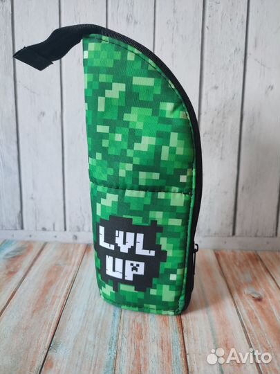 Пенал тубус-подставка, майнкрафт, новый