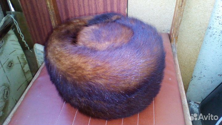 Шапка норковая женская