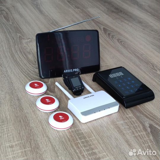 Система вызова персонала беспроводная - комплект